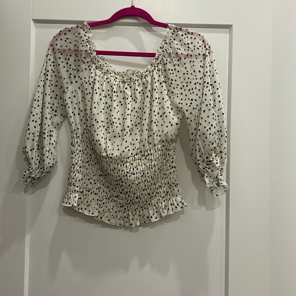 Black and White Anthro Top
